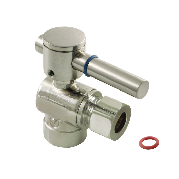 Kingston Sona CC43208DL - Concord 1/2-Inch Sweat x 3/8-Inch O.D. Comp Angle Shut-Off Valve, Brushed Nickel