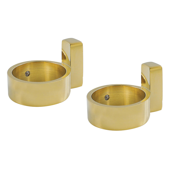 Kingston Vintage CC432 Drain Bracelets for Supply Line Support, Polished Brass