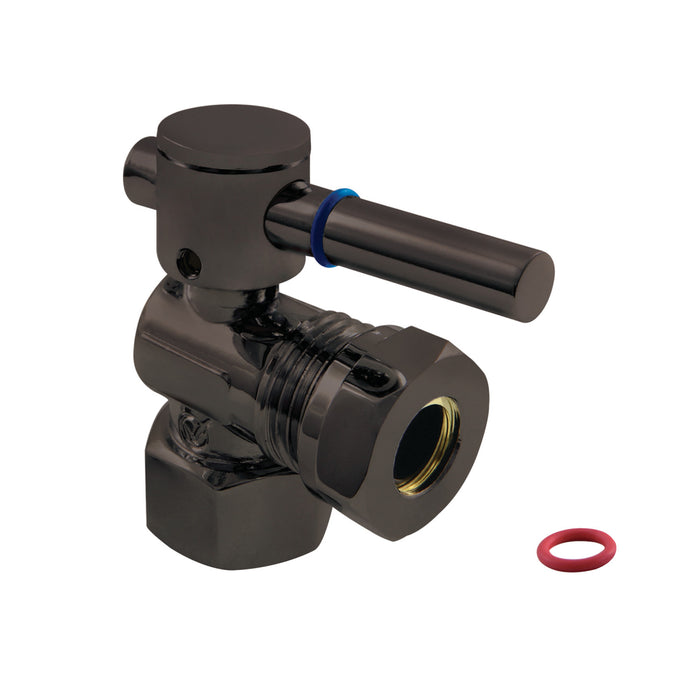 Kingston Sona CC44105DL - Concord 1/2-Inch FIP x 1/2-Inch or 7/16-Inch Slip Joint Quarter-Turn Angle Shut-Off Valve, Oil Rubbed Bronze