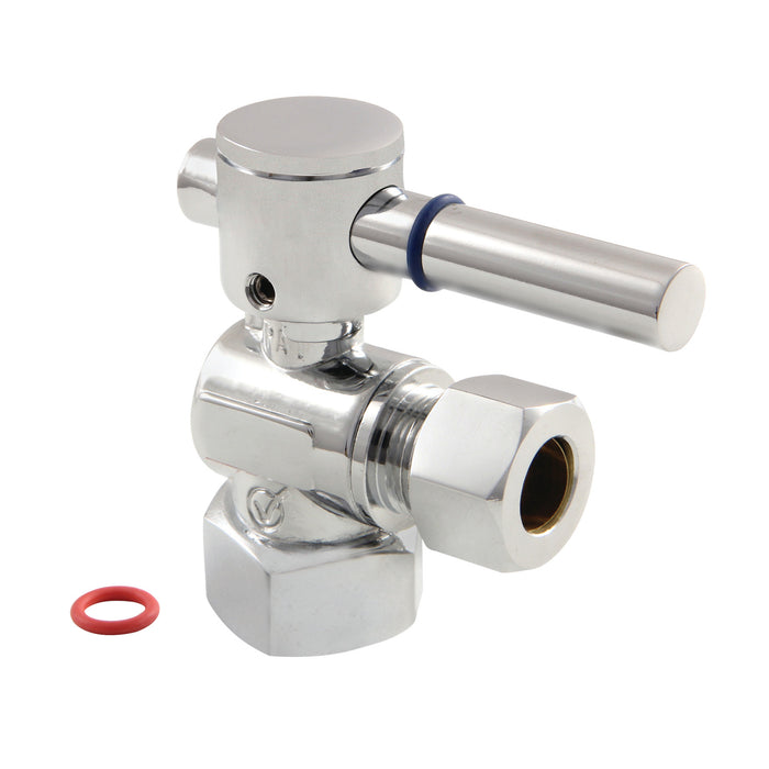 Kingston Sona CC44401DL - Fauceture 1/2-Inch FIP x 1/2-Inch O.D. Comp Quarter-Turn Angle Shut-Off Valve, Polished Chrome