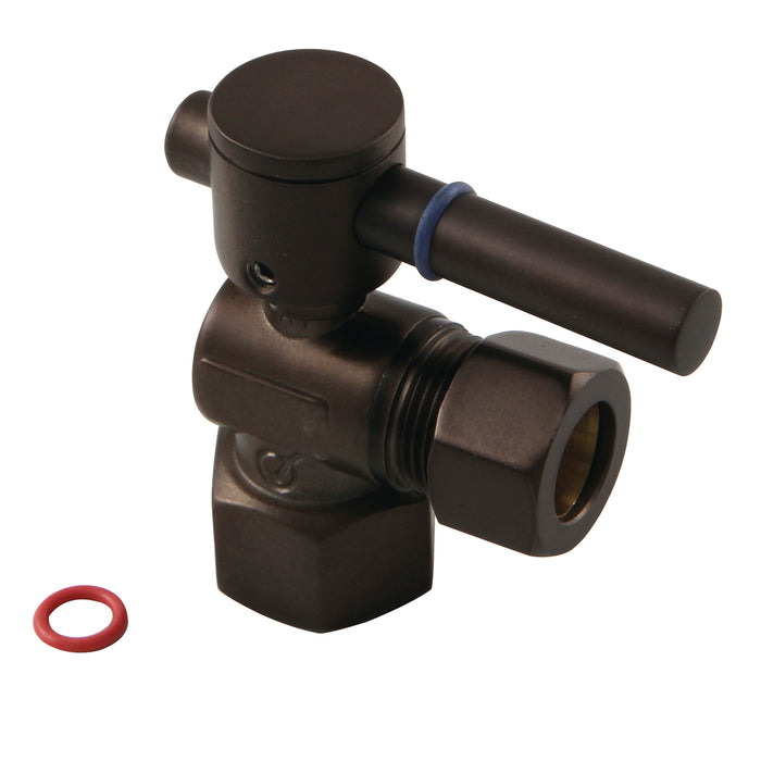 Fauceture CC44405DL 1/2-Inch FIP x 1/2-Inch OD Comp Quarter-Turn Angle Stop Valve, Oil Rubbed Bronze