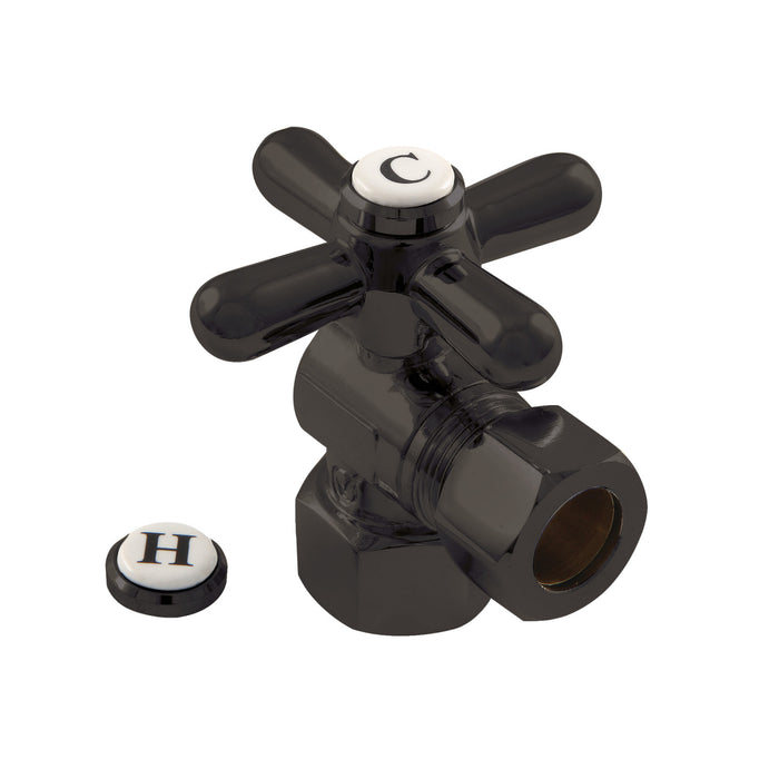 Vintage CC44405X 1/2-Inch FIP x 1/2-Inch OD Comp Quarter-Turn Angle Stop Valve, Oil Rubbed Bronze