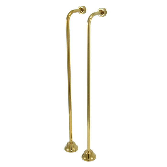 Kingston Vintage CC462 Single Offset Bath Supply, Polished Brass