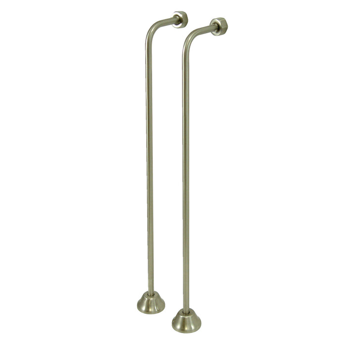 Kingston Vintage CC468 Single Offset Bath Supply, Brushed Nickel