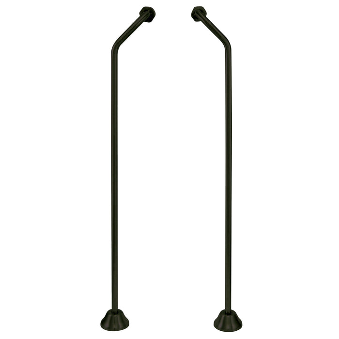 Kingston Vintage CC470 Double Offset Bath Supply, Matte Black