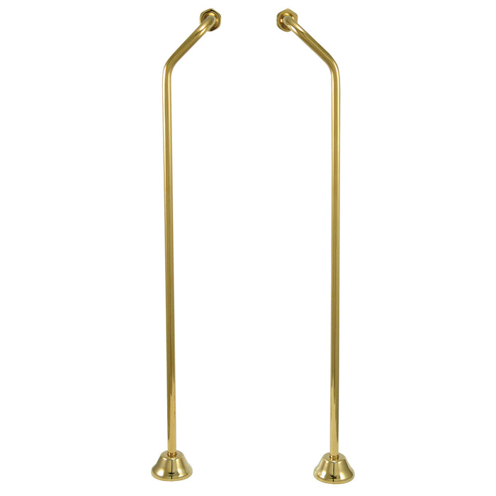 Kingston Vintage CC472 Double Offset Bath Supply, Polished Brass