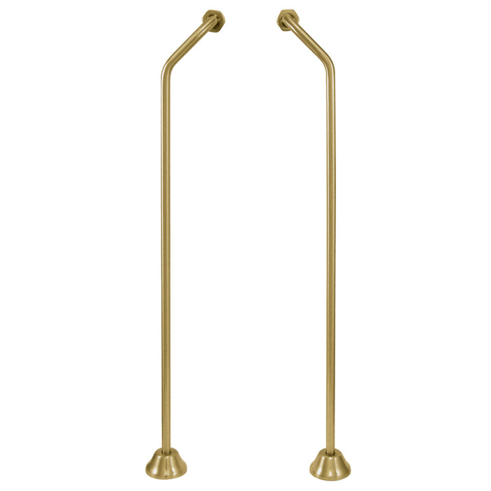 Kingston Vintage CC477 Double Offset Bath Supply, Brushed Brass