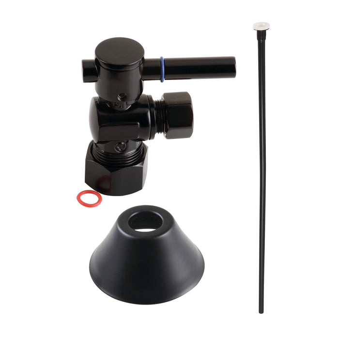 Kingston Sona CC53300DLTKF20 - Trimscape Contemporary Plumbing Toilet Trim Kit, Matte Black