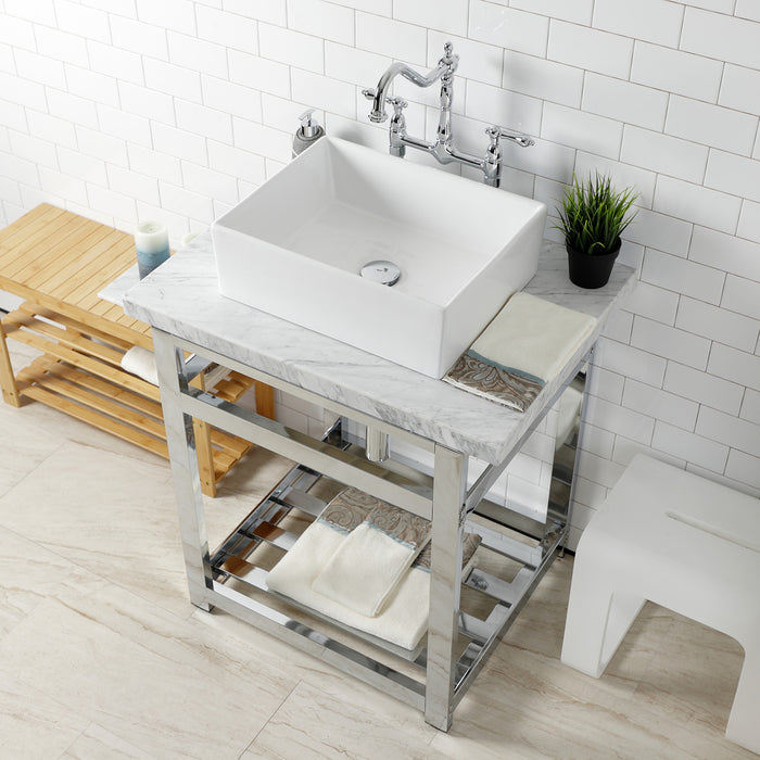 Trimscape CC53301DLTRMK1 Modern Plumbing Sink Trim Kit with Bottle Trap and Drain (No Overflow), Polished Chrome