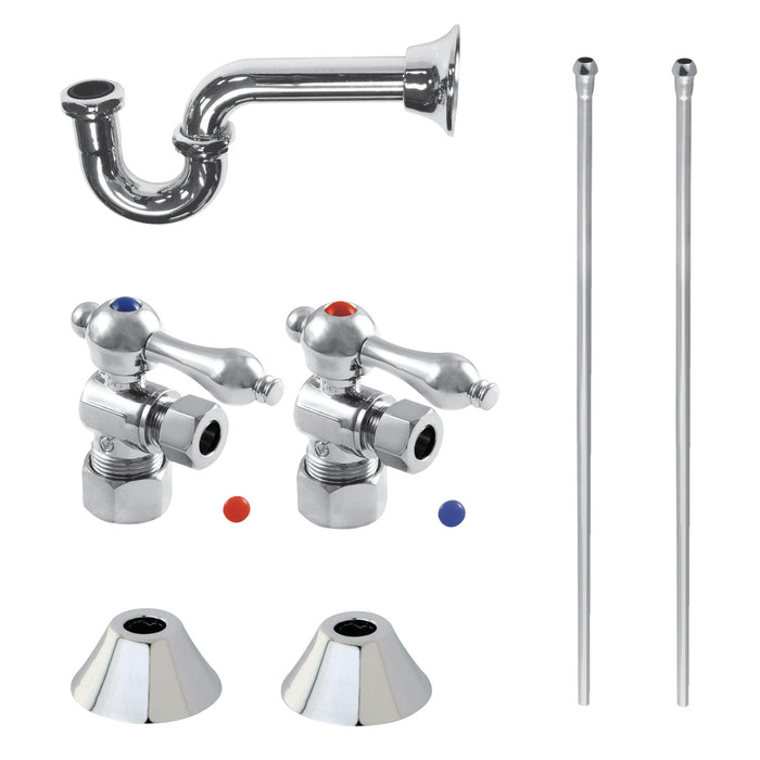 Kingston Heirloom CC53301LKB30 - Trimscape Traditional Plumbing Sink Trim Kit with P-Trap, Polished Chrome