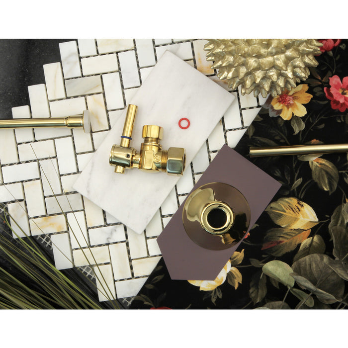 Kingston Sona CC53302DLTKF20 - Trimscape Contemporary Plumbing Toilet Trim Kit, Polished Brass