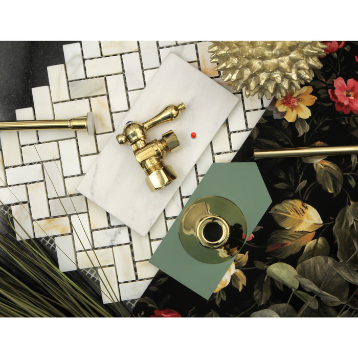 Kingston Heirloom CC53302TKF20 - Trimscape Traditional Plumbing Toilet Trim Kit, Polished Brass