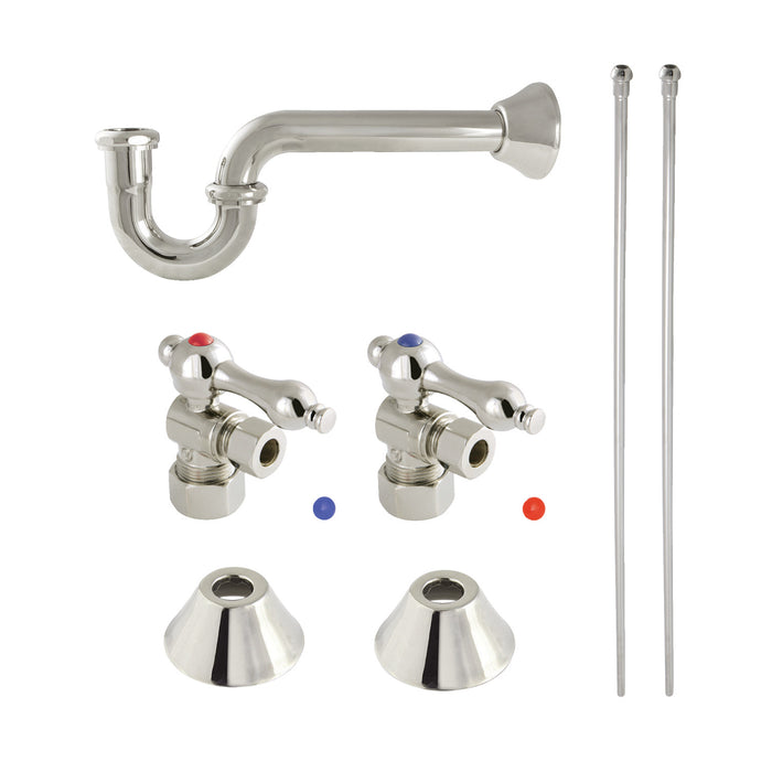 Kingston Heirloom CC53306LKB30 - Trimscape Traditional Plumbing Sink Trim Kit with P-Trap, Polished Nickel