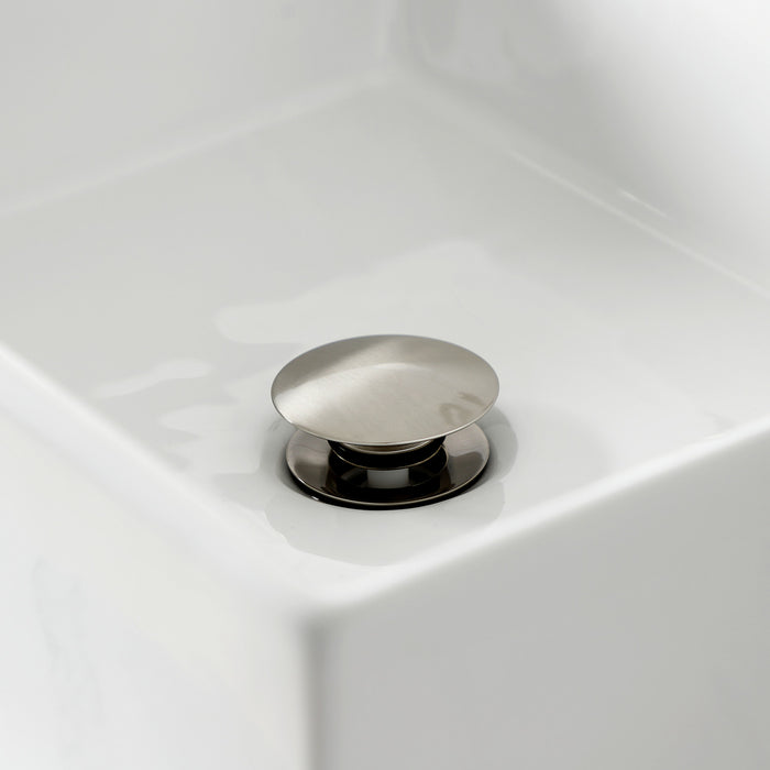Kingston Sona CC53308DLTRMK2 - Trimscape Modern Plumbing Sink Trim Kit with Bottle Trap and Overflow Drain, Brushed Nickel