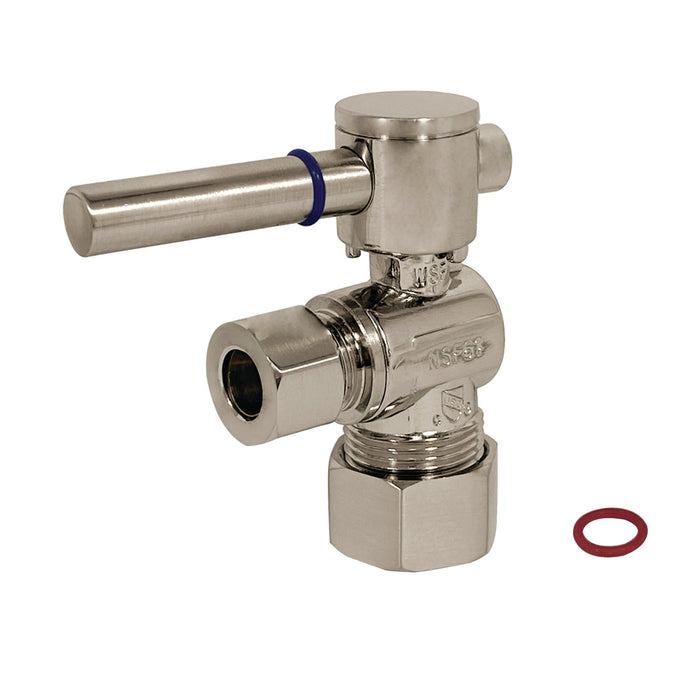 Kingston Sona CC53308DL - Concord 5/8-Inch O.D. Comp x 3/8-Inch O.D. Comp Quarter-Turn Angle Shut-Off Valve, Brushed Nickel