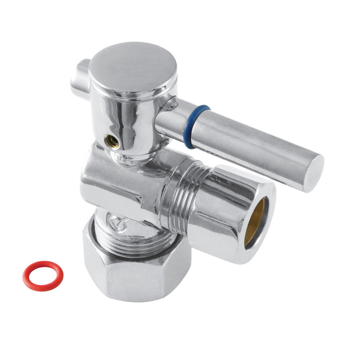 Kingston Sona CC54401DL - Fauceture 5/8-Inch O.D. Comp x 1/2-Inch O.D. Comp Quarter-Turn Angle Shut-Off Valve, Polished Chrome