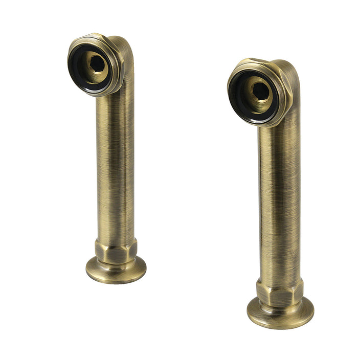 Kingston Vintage CC6RS3 6-Inch Deck Mount Tub Faucet Riser, Antique Brass