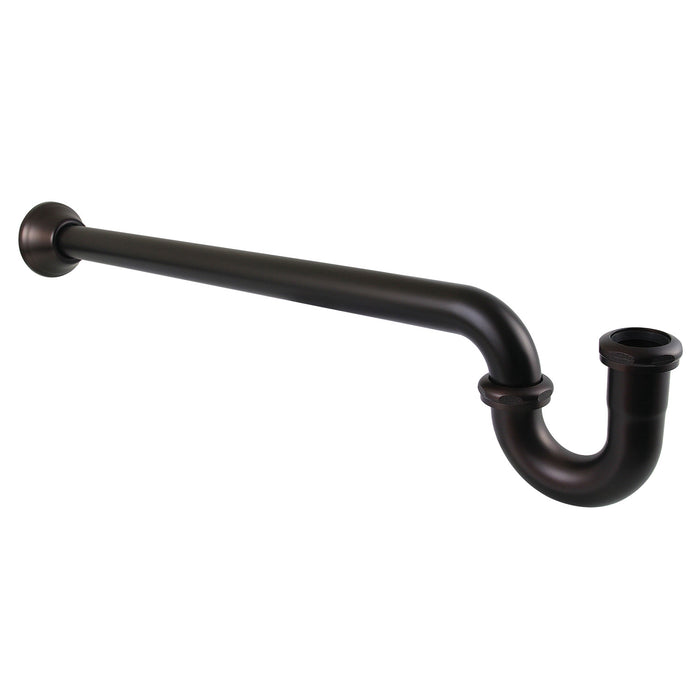 Kingston Vintage CC7185 1-1/4 Inch Decor P-Trap with Bell Flange, 24 Inch Length, 18 Gauge, Oil Rubbed Bronze