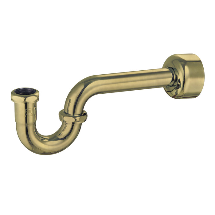 Kingston Circlet CC8143 1-1/4-inch Brass P-Trap, 18 Gauge, Antique Brass
