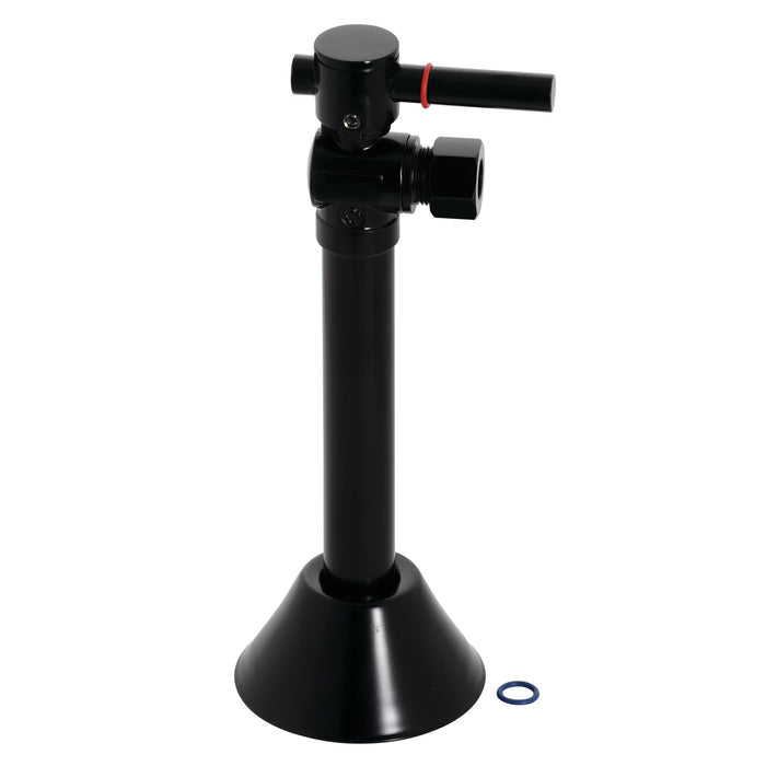 Kingston Sona CC83200DL - Vintage 1/2-Inch Sweat x 3/8-Inch O.D. Comp Angle Shut-Off Valve with 5-Inch Extension, Matte Black