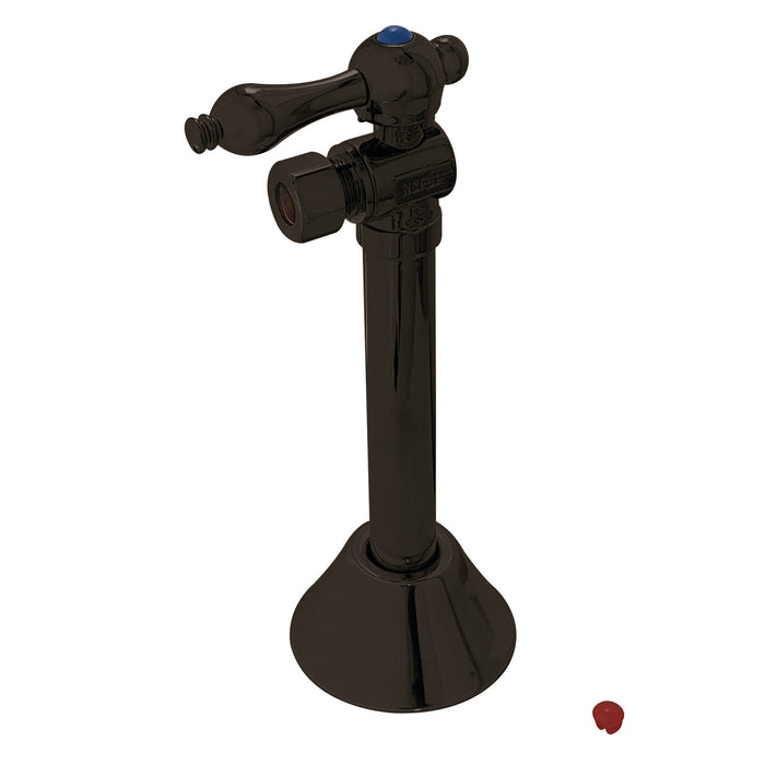 Kingston Heirloom CC83205 - Vintage 1/2-Inch Sweat x 3/8-Inch O.D. Comp Angle Shut-Off Valve with 5-Inch Extension, Oil Rubbed Bronze