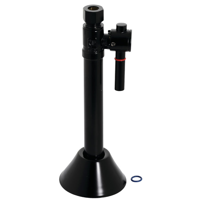 Kingston Sona CC83250DL - Vintage 1/2-Inch Sweat x 3/8-Inch O.D. Comp Straight Shut-Off Valve with 5-Inch Extension, Matte Black