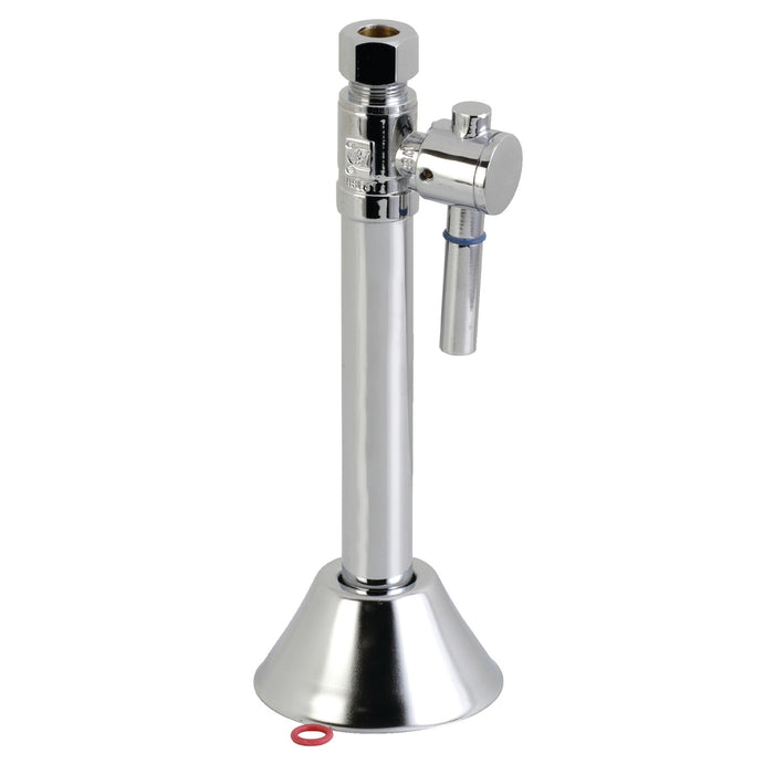 Kingston Sona CC83251DL - Vintage 1/2-Inch Sweat x 3/8-Inch O.D. Comp Straight Shut-Off Valve with 5-Inch Extension, Polished Chrome