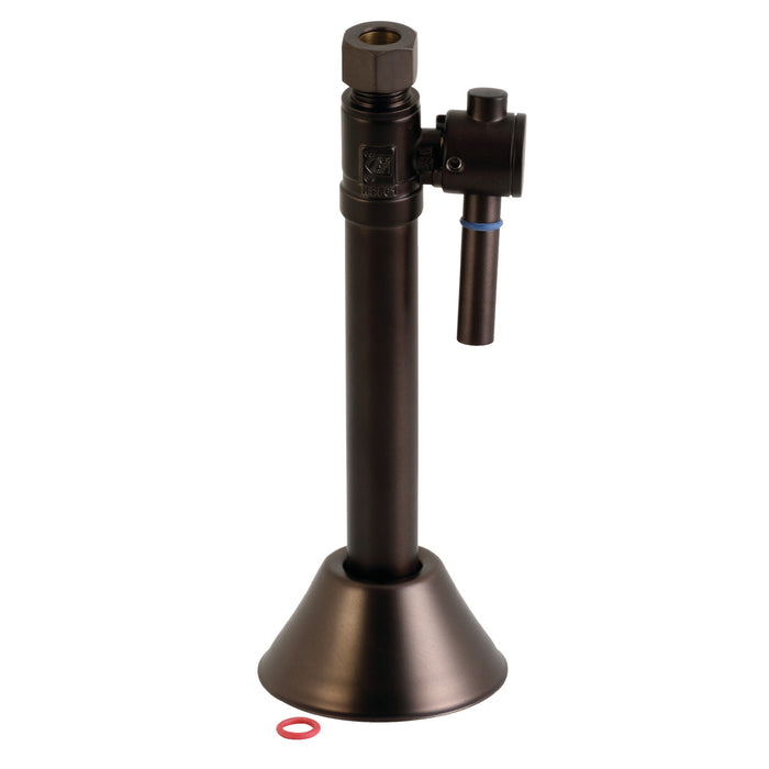 Kingston Sona CC83255DL - Vintage 1/2-Inch Sweat x 3/8-Inch O.D. Comp Straight Shut-Off Valve with 5-Inch Extension, Oil Rubbed Bronze