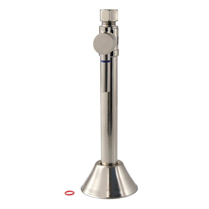 Kingston Sona CC83258DL - Vintage 1/2-Inch Sweat x 3/8-Inch O.D. Comp Straight Shut-Off Valve with 5-Inch Extension, Brushed Nickel
