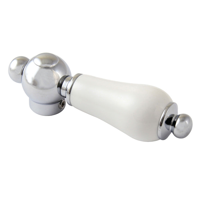 Kingston CCCL1CS Porcelain Lever Handle, Polished Chrome