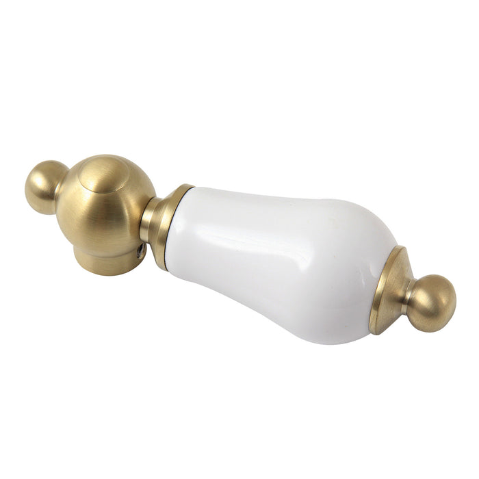 Kingston Vintage CCCL7 Porcelain Lever Handle, Brushed Brass