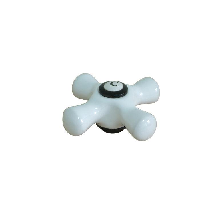 Kingston Vintage CCCX5C Porcelain Cross Handle (Cold Side), Oil Rubbed Bronze