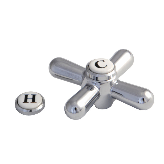 Kingston Vintage CCDVAXH1 Brass Cross Handle without Handle Body, Polished Chrome