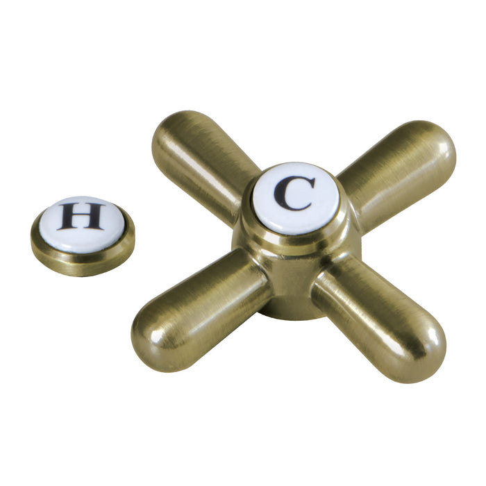 Kingston Vintage CCDVAXH3 Brass Cross Handle without Handle Body, Antique Brass