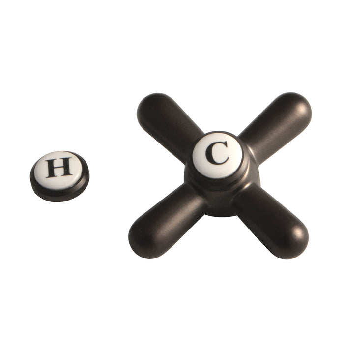 Kingston Vintage CCDVAXH5 Brass Cross Handle without Handle Body, Oil Rubbed Bronze