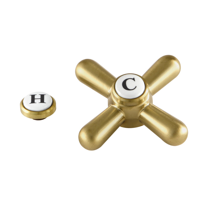 Kingston Vintage CCDVAXH7 Brass Cross Handle without Handle Body, Brushed Brass