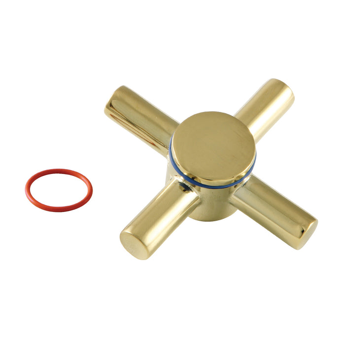 Kingston Concord CCDVDXH2 Brass Cross Handle, Polished Brass