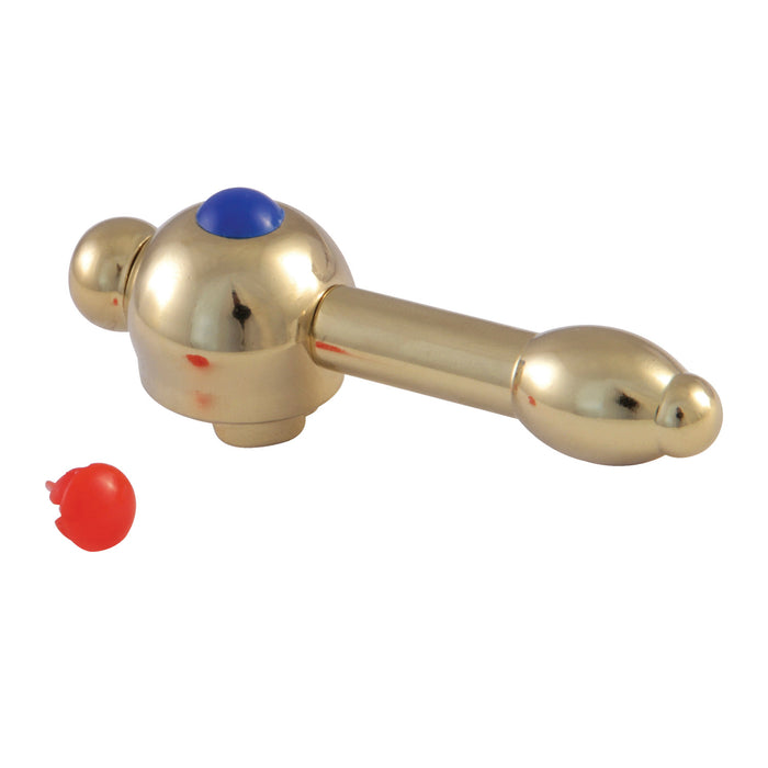 Kingston CCDVKLH2 Metal Lever Handle Only with Blue Red Index - No Handle Body, Polished Brass