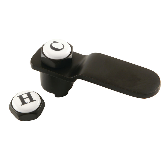 Kingston Whitaker CCDVKLLH0 Brass Lever Handle, Matte Black