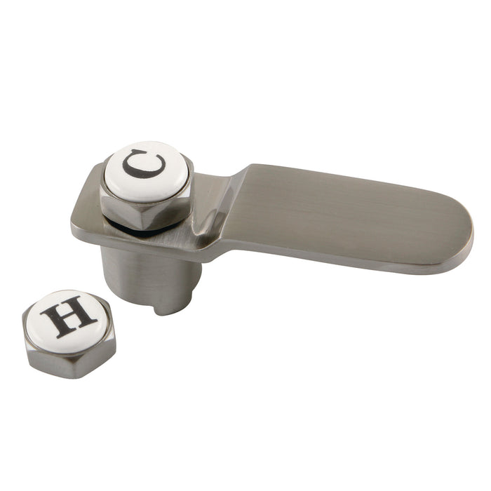 Kingston Whitaker CCDVKLLH8 Brass Lever Handle, Brushed Nickel