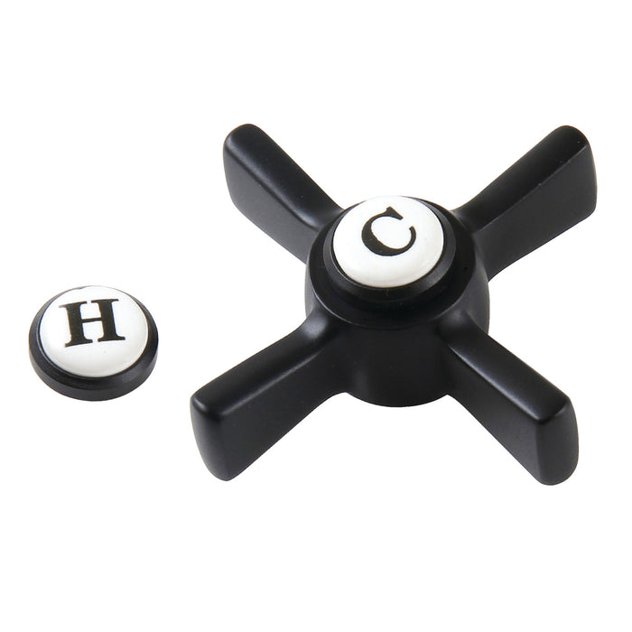 Kingston Millennium CCDVZXH0 Brass Cross Handle, Matte Black