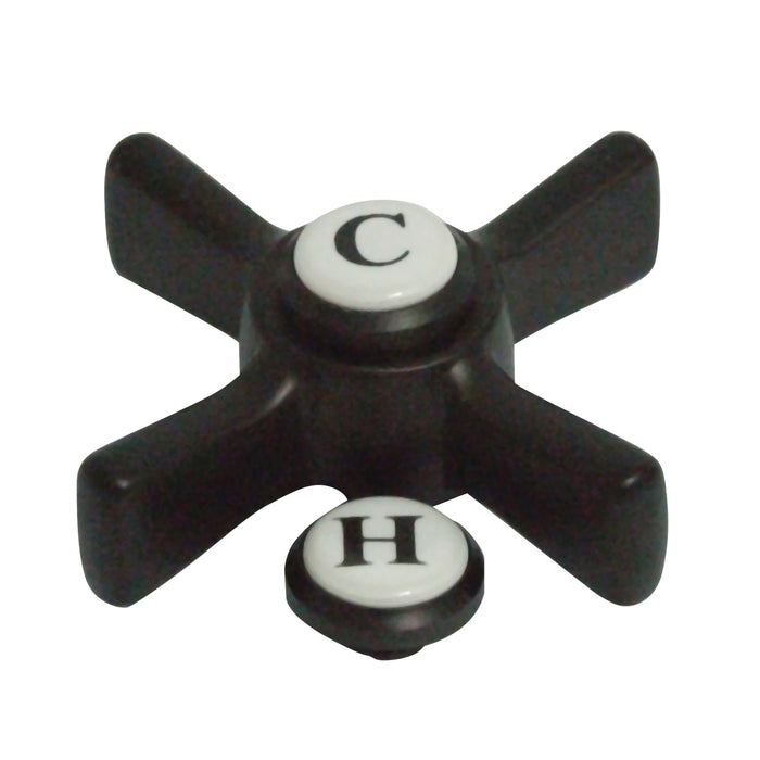 Kingston Millennium CCDVZXH5 Brass Cross Handle, Oil Rubbed Bronze