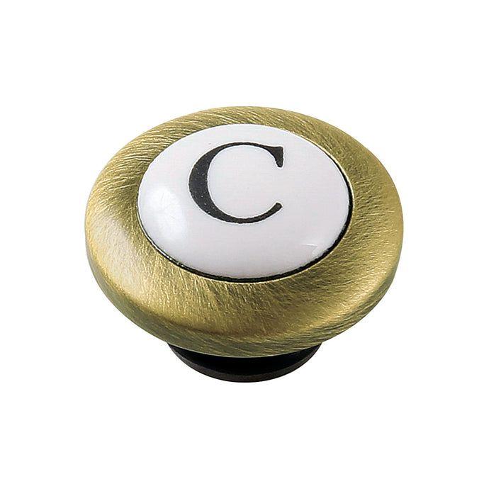 Kingston CCHICX3C Cold Handle Index Button, Antique Brass