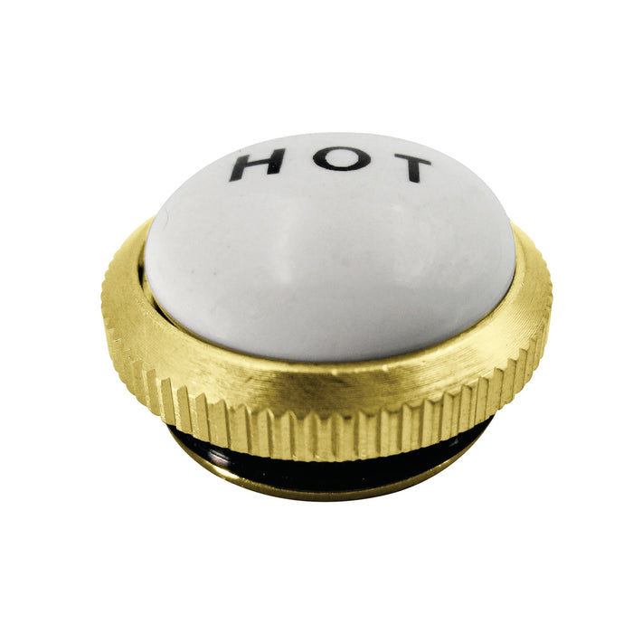 Kingston CCHIMX2H Hot Handle Index Button, Polished Brass