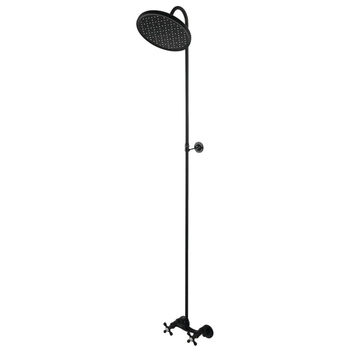 Kingston Kingston CCK1130AX Wall Mount Shower Combo, Matte Black