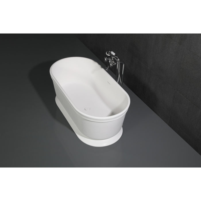 Kingston Heirloom CCK266K1 - Kingston Three-Handle 2-Hole Freestanding Tub Faucet with Supply Line and Stop Valve, Polished Chrome