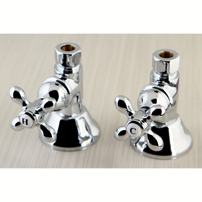 Trimscape CCK44151AX 1/2-Inch FIP x 1/2-Inch O.D. Comp Quarter-Turn Straight Shut-Off Valve, Polished Chrome