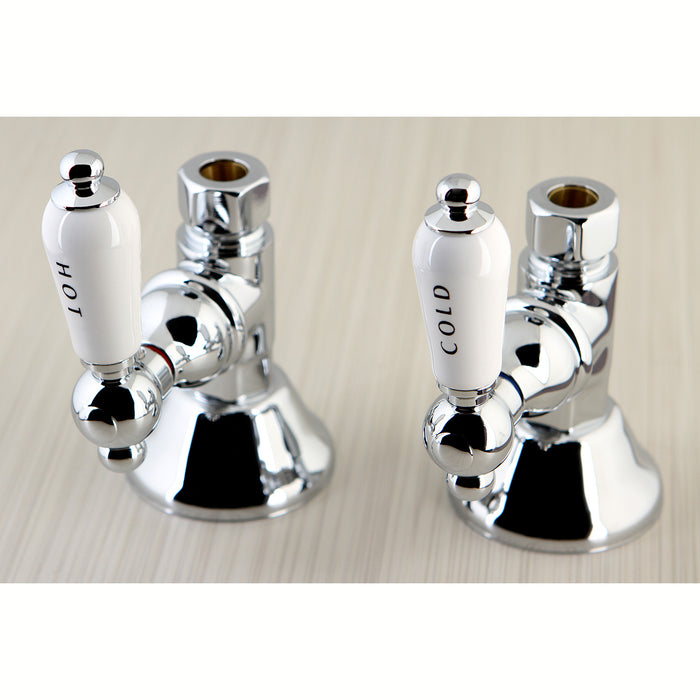 Trimscape CCK44151PL 1/2-Inch FIP x 1/2-Inch O.D. Comp Quarter-Turn Straight Shut-Off Valve, Polished Chrome