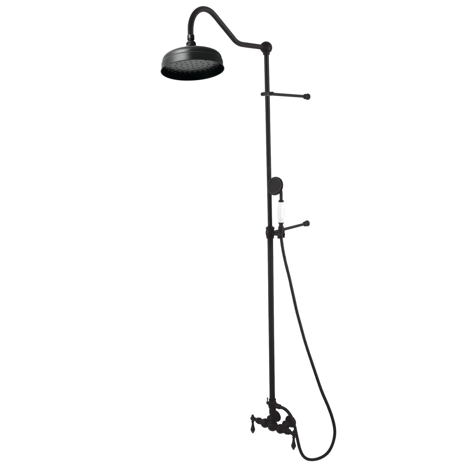 Kingston Brass Regentropfen-Duscharm 25,4 Cm – Poliertes Messing, Wandmontage Für Regendusche