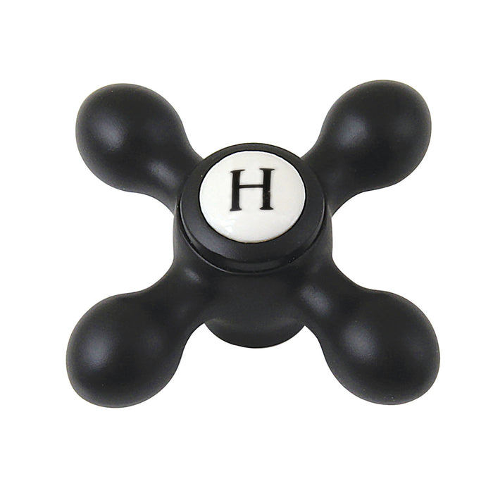 Kingston CCMX0CSH Brass Cross Handle (Hot Side), Matte Black